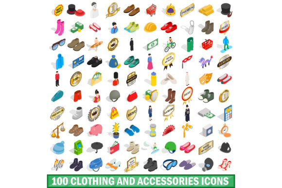 100 Clothing and Accessories Icons Set: A Practical Guide for Designers