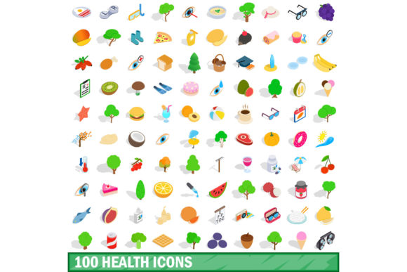 100 Health Icons Set, Isometric 3d Style: A Comprehensive Guide for Modern Designers
