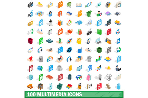 100 Multimedia Icons Set: A Practical Evaluation for Modern Designers