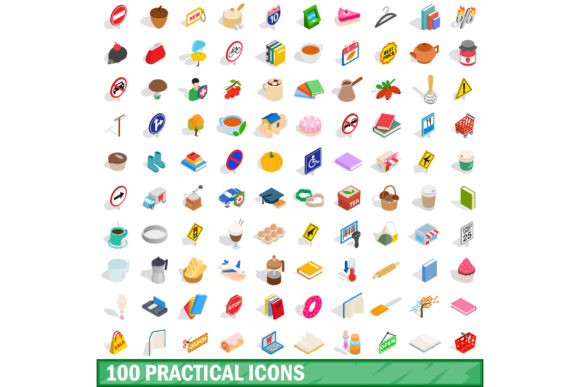 100 Practical Icons Set: A Strategic Asset for Professional Design