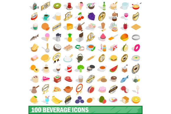 Choosing the Right 100 Beverage Icons Set for Professional Design Projects
