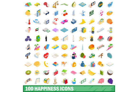 Unlocking Joy in Digital Design with the 100 Happiness Icons Set
