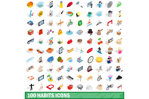 Visualizing the Micro-Moments: Why the 100 Habits Icons Set, Isometric 3d Style is Redefining Modern Digital Communication